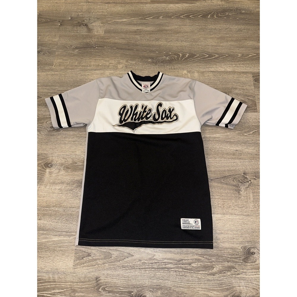 Men's Vintage True Fan Medium Chicago White Sox Spell Out Jersey